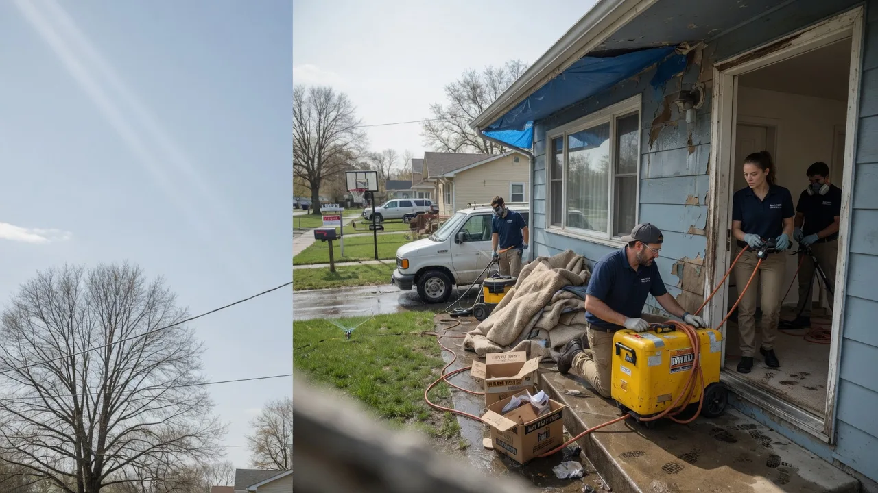 Basement Flood Cleanup in Keyesport, IL near me